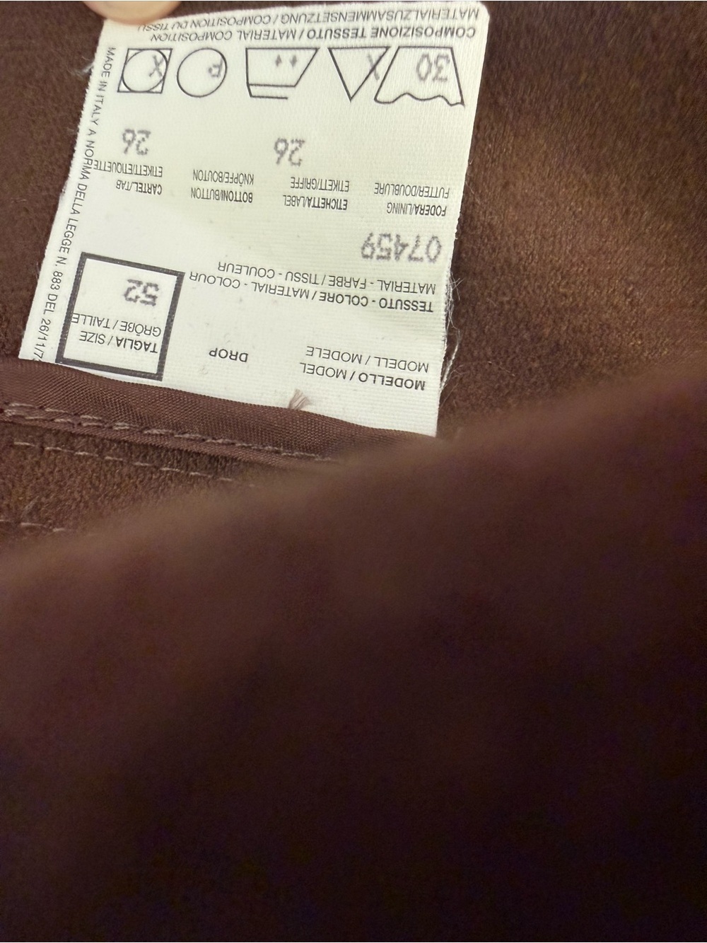 Vintage Peserico Brown Blazer - Picture 3 of 5